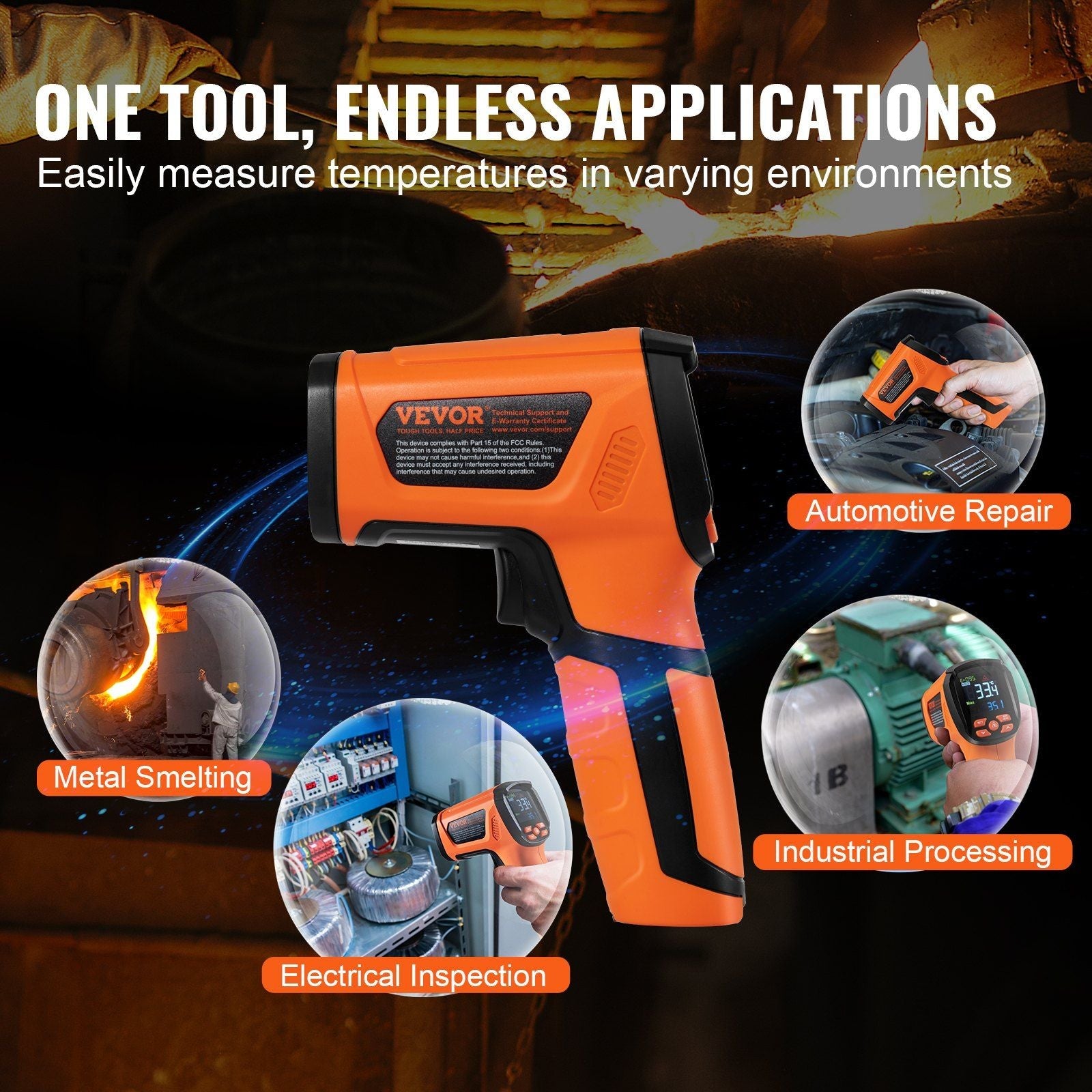 “Heat Sniper: Trade Hustle’s Dual - Laser Infrared Thermometer”DobaTRADE HUSTLE HQ"keywords":197988264057