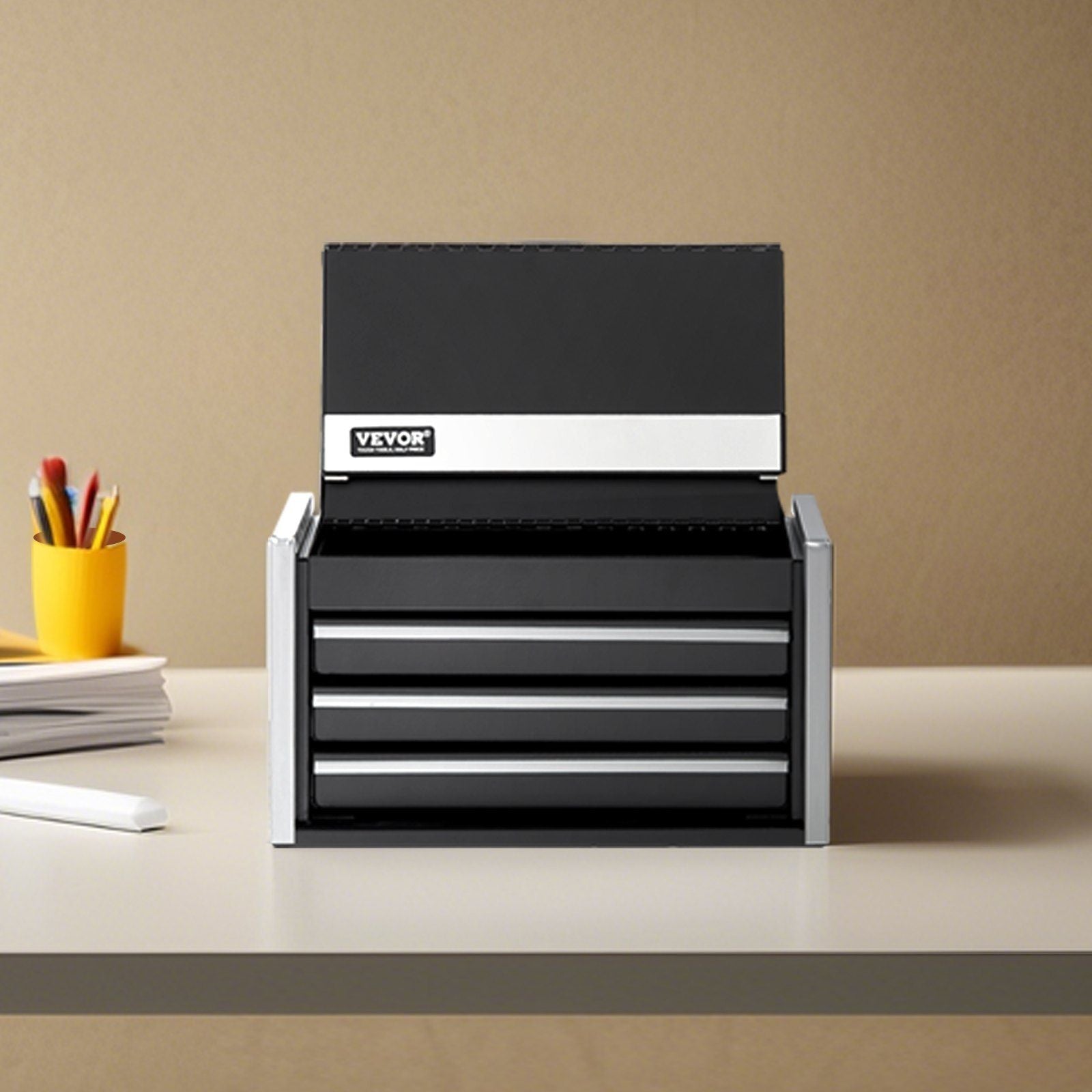 ⚡ Mini Tank: 3 - Drawer Steel Toolbox Built for the Grind.DobaTRADE HUSTLE HQ"keywords":197988652779