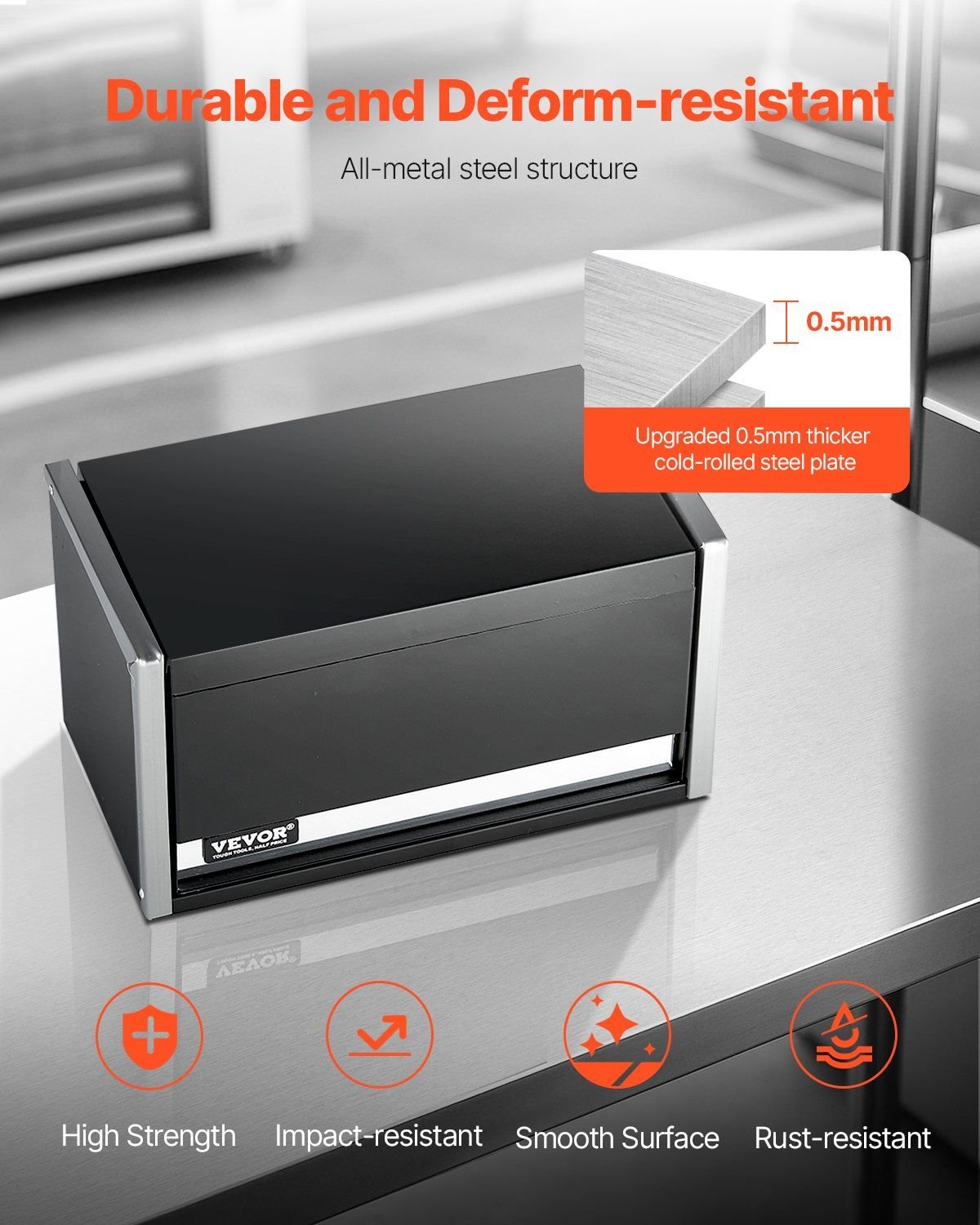 ⚡ Mini Tank: 3 - Drawer Steel Toolbox Built for the Grind.DobaTRADE HUSTLE HQ"keywords":197988652779