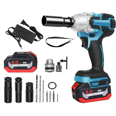 “Power in Your Palm: Trade Hustle’s 3 - in - 1 Cordless Drill + Impact Wrench”DobaTRADE HUSTLE HQ"keywords":