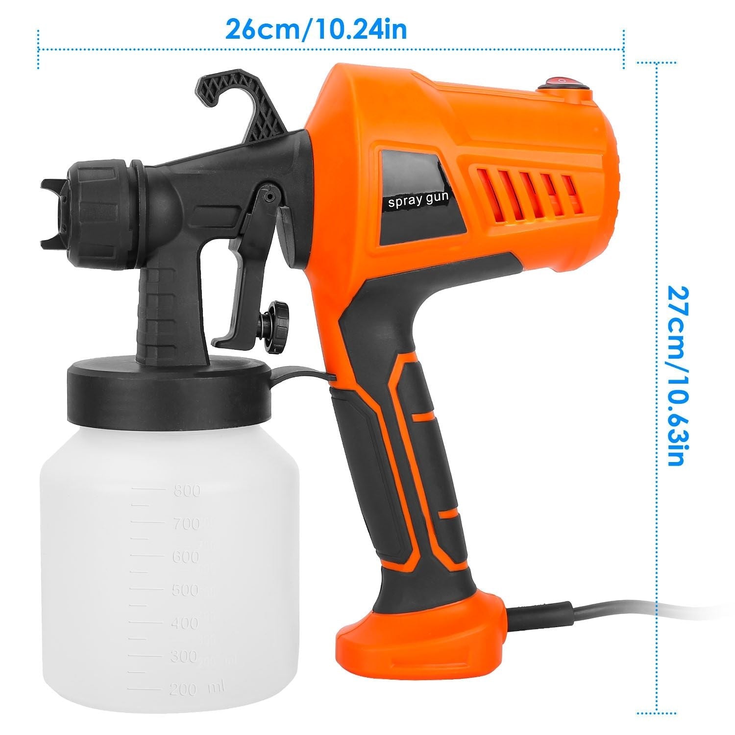 "Professional 700W HVLP Electric Paint Sprayer Gun for Walls, Fences & Home DIY Projects"DobaTRADE HUSTLE HQ"keywords":