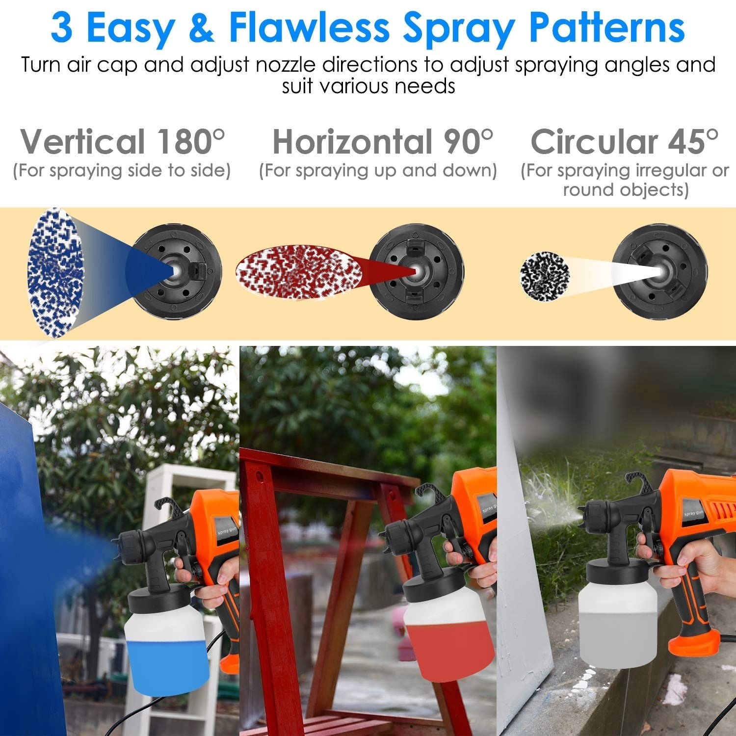 "Professional 700W HVLP Electric Paint Sprayer Gun for Walls, Fences & Home DIY Projects"DobaTRADE HUSTLE HQ"keywords":